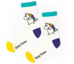 Oy Bisly Ltd Naisten retrosukat valkoinen Muumipeikko NordicBuddies* Laukut Ja Asusteet