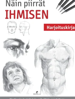 Kustannus-Mäkelä Näin piirrät ihmisen - Harjoituskirja* Harrastekirjat|Piirustusoppaat Ja Taidekirjat