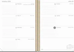 Burde Organizer & Notes Vihreä 2025-2026 (lukuvuosikalenteri)* Kalenterit|Opiskelutarvikkeet