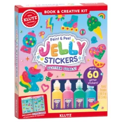 Scholastic US Paint & Peel Jelly Stickers: Glitter Goals!* Puuha, Väritys Ja Askartelu