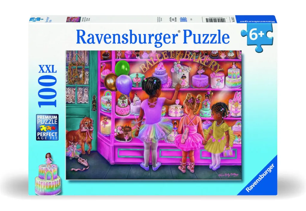 Ravensburger Palapeli 100 palaa Ballet Bakery* Palapelit|Pelit Ja Lelut