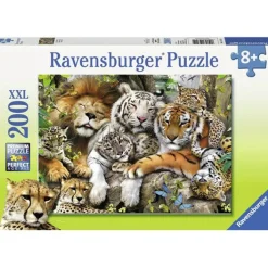 Ravensburger Palapeli 200 palaa Big Cat Nap* Palapelit|Pelit Ja Lelut