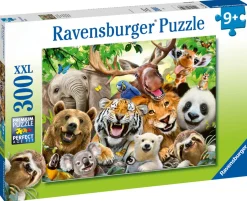 Ravensburger Palapeli 300 palaa Exotic Animals Selfie* Palapelit|Pelit Ja Lelut
