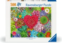 Ravensburger Palapeli 500 palaa Succulent Love* Pelit Ja Lelut|Palapelit
