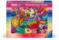 Ravensburger Palapeli 1000 palaa Vintage Knitting & Crochet* Palapelit|Pelit Ja Lelut