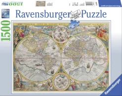 Ravensburger Palapeli 1500 palaa World Map 1594* Palapelit|Pelit Ja Lelut