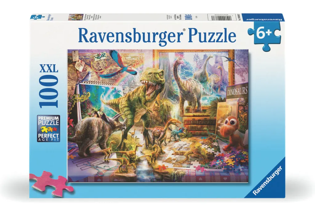 Ravensburger Palapeli 100 palaa XXL Dino Toys Come To Life* Palapelit|Lasten Pelit Ja Lelut