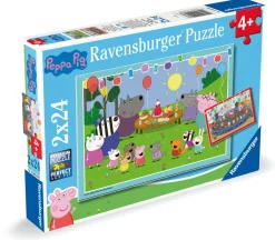 Ravensburger Palapeli 2 x 24 palaa Peppa Pig* Palapelit|Pelit Ja Lelut