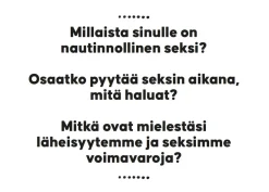 Parisuhteen keskustelukortit - Läheisyys ja seksi Hidasta Elämää