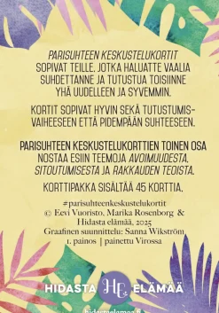 Parisuhteen keskustelukortit 2 Hidasta Elämää