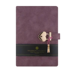 Victoria Paper Products Ltd. Päiväkirja lukolla violetti Victorias Journals* Päiväkirjat Ja Ystäväkirjat