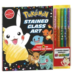 Scholastic US Pokemon Stained Glass* Puuha, Väritys Ja Askartelu