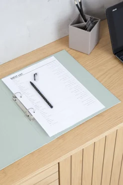 Bigso Rengaskansio A4 Ringo WBR909 Lichen* Tarvikkeet Etätyöskentelyyn|Kansiot Ja Säilytys