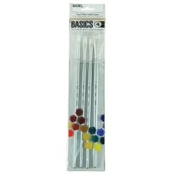 Sivellinsetti 4 kpl keinokuitu Liquitex Basic