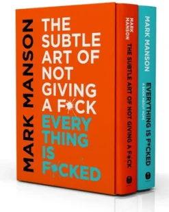 HarperCollins Publishers Inc Subtle Art of Not Giving a F*ck / Everything Is F*cked Box Set, The* Englanninkieliset Kirjat
