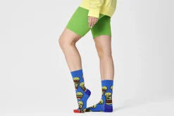Happy Socks Sukat Burger 41-46* Laukut Ja Asusteet