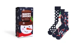 Happy Socks Sukat Holiday Navy 41-46 Lahjapakkaus 3 paria* Laukut Ja Asusteet