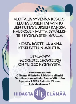 Hidasta elämää Suomi Oy Syvemmin keskustelukortit Hidasta Elämää* Kehykset Ja Taide|Julisteet Ja Teemapakat