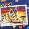Ravensburger Taidesetti CreArt Majestic Tiger* Lasten Askartelu Ja Piirustus