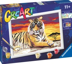 Ravensburger Taidesetti CreArt Majestic Tiger* Lasten Askartelu Ja Piirustus