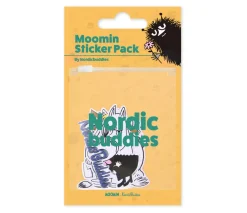 Tarrapakkaus Muumi 6 kpl, Muumipeikko, Nipsu, Haisuli, Niiskuneiti ja Pikku Myy NordicBuddies