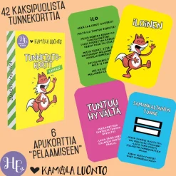 Hidasta elämää Suomi Oy Tunnetaitokortit lapsille Kamala Luonto Hidasta Elämää* Kehykset Ja Taide|Julisteet Ja Teemapakat