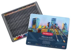 Värikynä 24 väriä Derwent Procolour