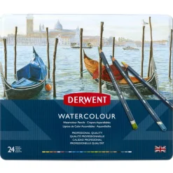Värikynä 24 väriä Derwent Watercolour