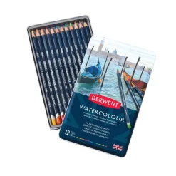 Suomalainen.com Värikynä 12 väriä Derwent Watercolour* Piirtäminen Ja Luonnostelu|Derwent Taidetarvikkeet